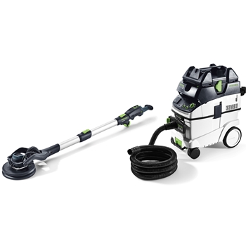 Kit ponceuse à bras et aspirateur PLANEX LHS 2 225/CTL 36-Set