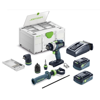 Perceuse-visseuse à percussion sans fil QUADRIVE TPC 18/4 5,0/4,0 I-Set