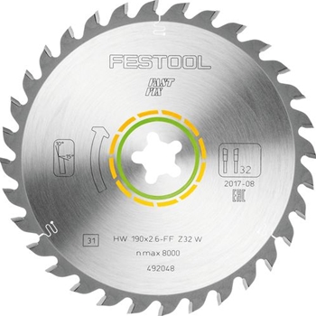 Kreissägeblatt WOOD UNIVERSAL HW 190x2,6 FF W32