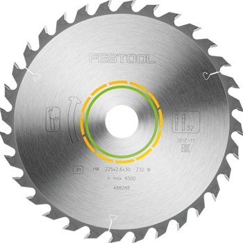 Kreissägeblatt WOOD UNIVERSAL HW 225x2,6x30 W32