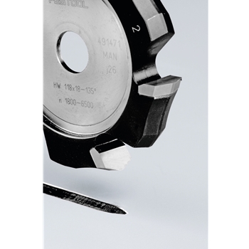 Fraises à rainurer en V HW 118x18-135°/Alu