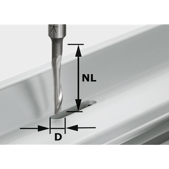 Fraise aluminium HS S8 D5/NL23