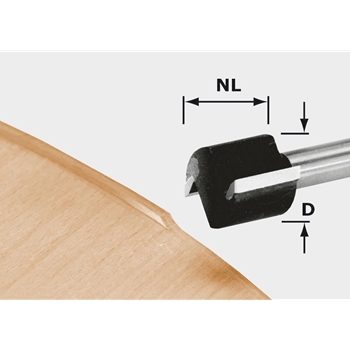 Fraise à affleurer HW D 19/16 S8 OFK 700