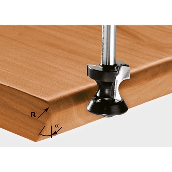 Fraise à moulurer/chanfreiner HW S8 D23,1/R6/30°