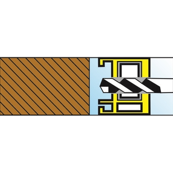 Ancrage pour portes coulissantes PROFIX PSTA-H