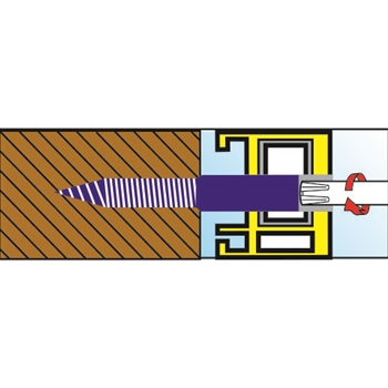 Ancrage pour portes coulissantes PROFIX PSTA-H