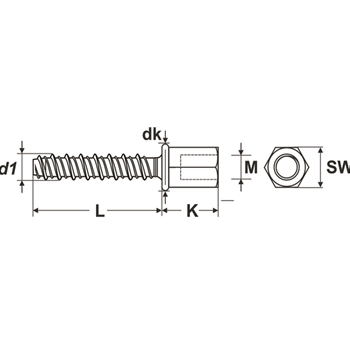 Vis à béton PROFIX® PBS-I