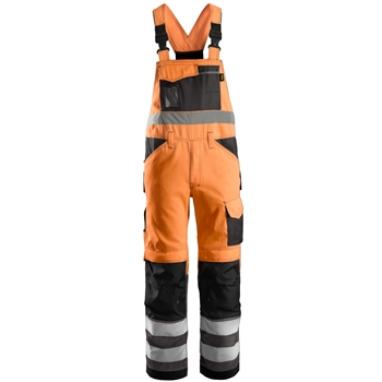 0113 Salopette à bretelles haute visibilité, Classe 2