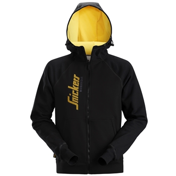 2888 Sweat-shirt à capuche zippé avec logo