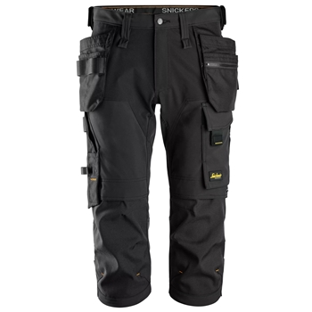 6178 AllroundWork, Pantacourt en tissu extensible dans 4 directions avec poches holster