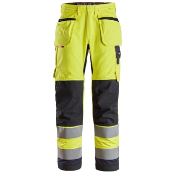 6261 ProtecWork, Arbeitshose mit Holstertaschen, High-Vis, Klasse 2