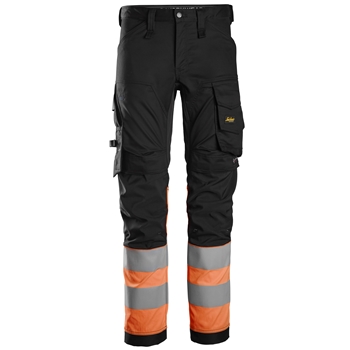 6334 High-VIS-Stretchhose, Warnschutzklasse 1