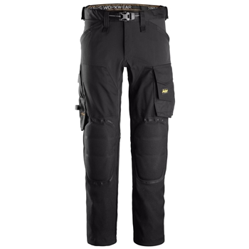 6593 AllroundWork, Pantalon en tissu extensible avec genouillères Capsulized™