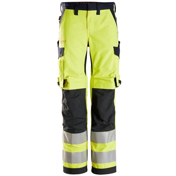 6760 ProtecWork, Pantalon de travail pour femme, haute visibilité, Classe 2
