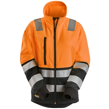 8073 Veste à fermeture à glissière pleine longueur pour femme haute visibilité, Classe 2