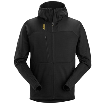 9420 Thermo-Body Mapping Fleece-Hoodie mit durchgehendem Reissverschluss