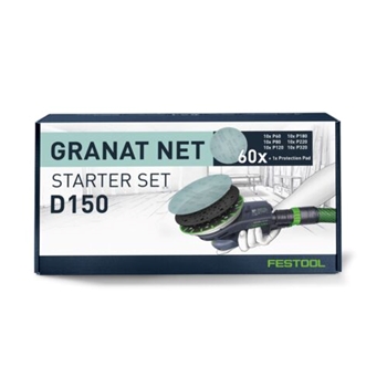 Netzschleifmittel Granat Net D150 GR NET-Set