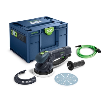 100 Jahre Getriebe-Exzenterschleifer ROTEX RO 150 FEQ-Plus 100Y