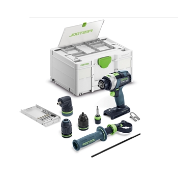 Perceuse-visseuse à percussion sans fil QUADRIVE TPC 18/4 Basic-Set/XL