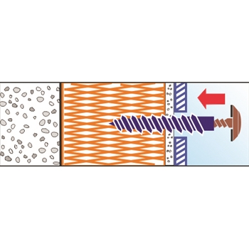Cheville pour isolants clair PROFIX IPS-D