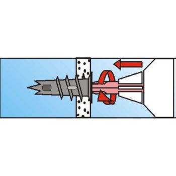 Chevilles pour panneaux placoplâtre PROFIX PGM-S