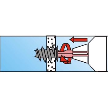 Chevilles pour panneaux placoplâtre PROFIX PGM