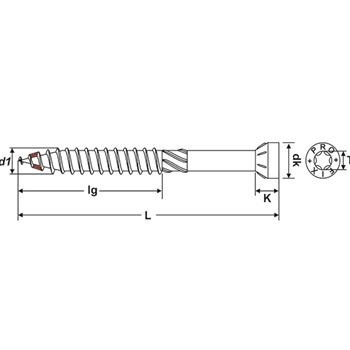 Selbstbohrende Hartholzschrauben PRO-CUT®