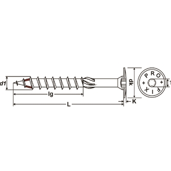 Tellerkopfschrauben PRO-CUT® TKS