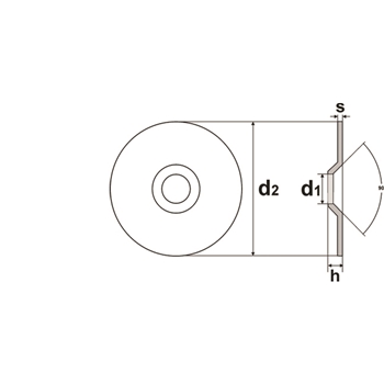 Senkscheiben (Cuvetten) gestanzte Ausführung