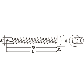 Bohrschrauben DIN 7504N PROFIX verz.