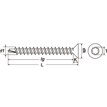 Bohrschrauben DIN 7504P PROFIX verz.