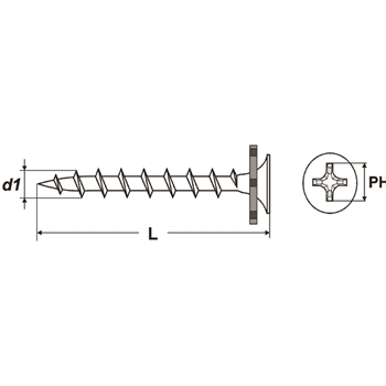 Schnellbauschrauben gegurtet PROFIX G233