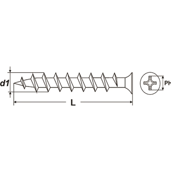 Schnellbauschrauben PROFIX SPGG