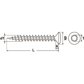 Vis pour plinthes PROFIX