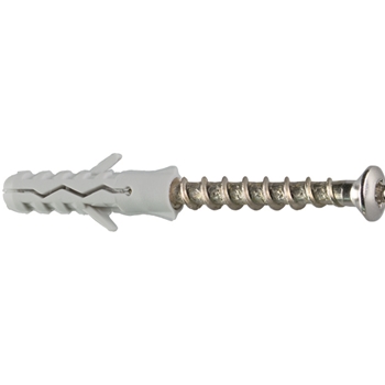 Vis pour plinthes T-Drive avec chevilles PROFIX