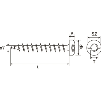 Vis pour électriciens PROFIX