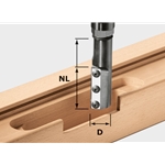 Nutfräser-Wendeplatten HW KN D20/50 WP/K