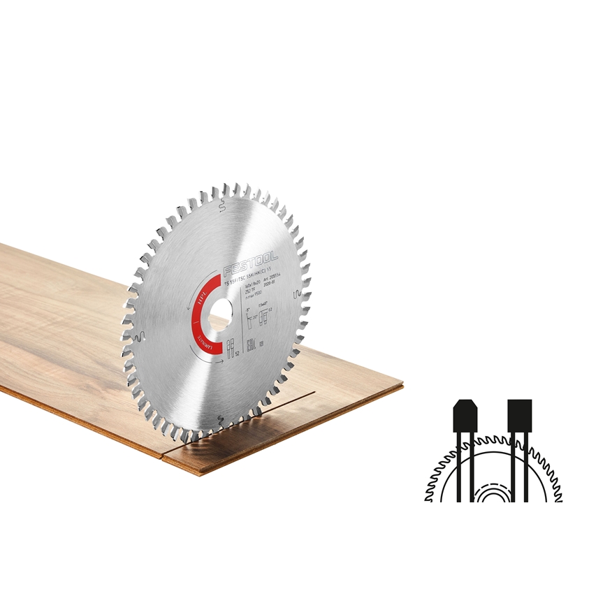 Lame de scie circulaire LAMINATE/HPL HW 160x1,8x20 TF52