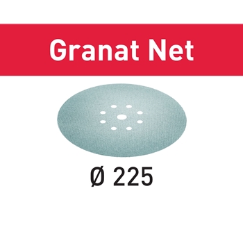 Abrasif maillé Ø 225 mm pour le ponçage des enduits et produits de dispersion