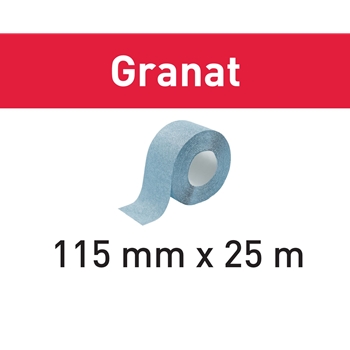 Schleifrolle Granat 115x25m P220 GR