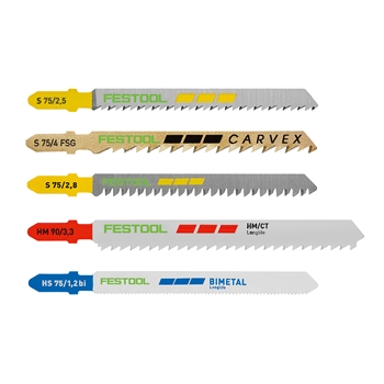 Jeu de lames de scie sauteuse STS-Sort/21 W/P/M